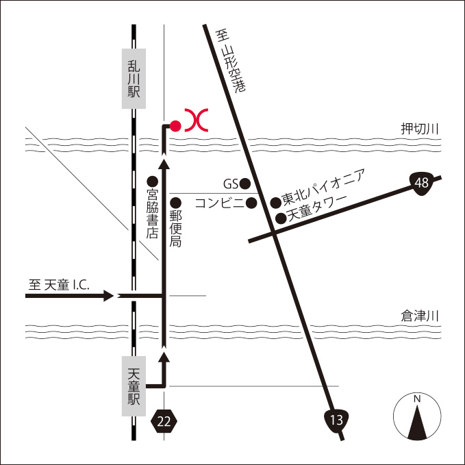 本社ショールーム&ストア地図